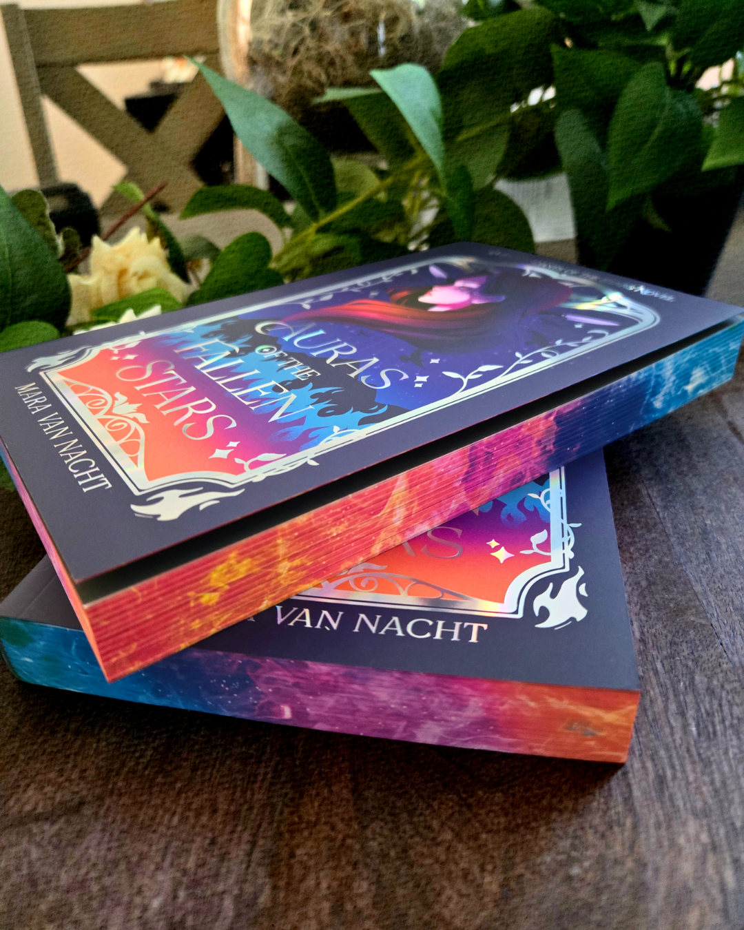 Auras of the Fallen Stars by Mara van Nacht (A Descendants of the Stars) SIGNED W/ SWAG