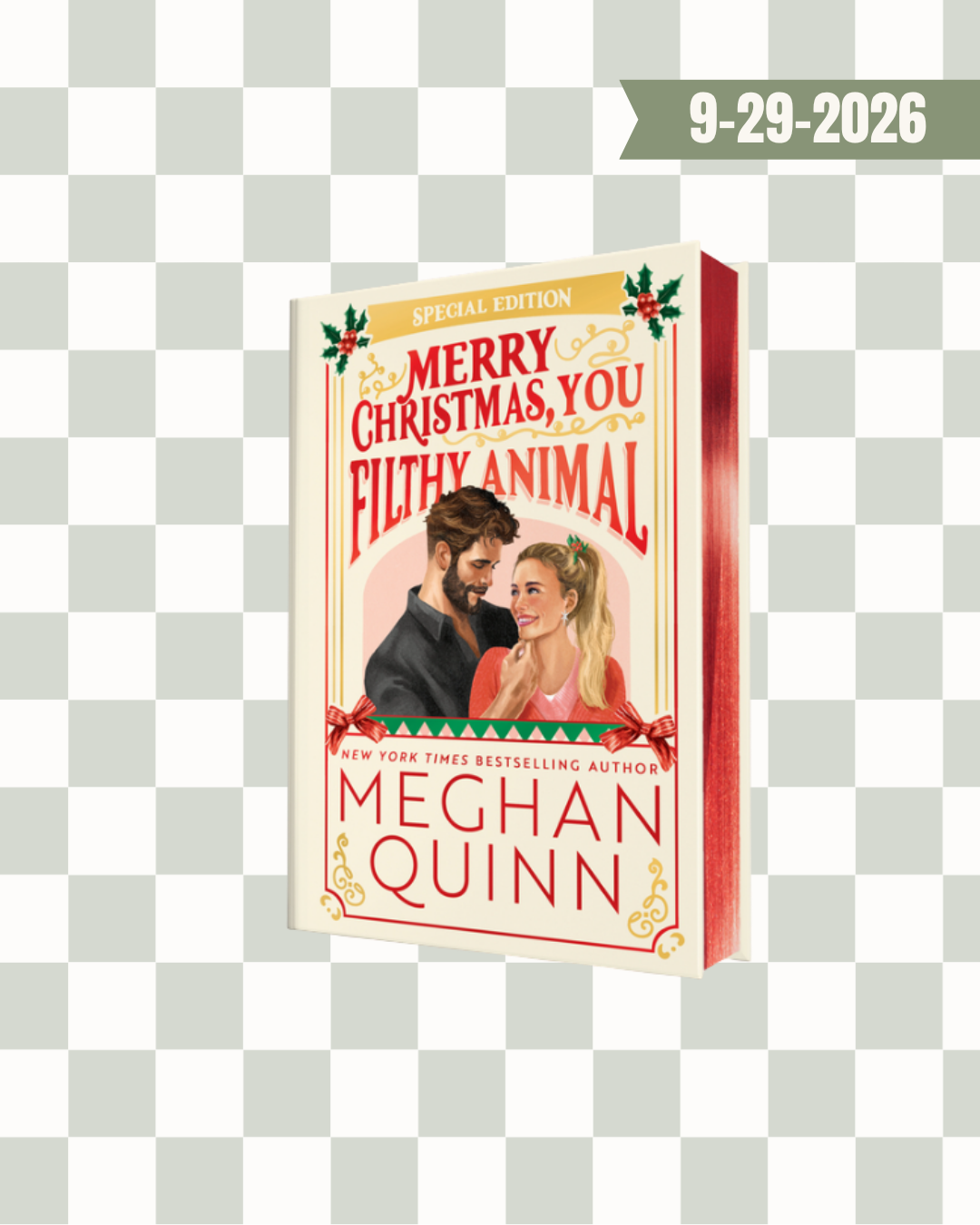 Merry Christmas You Filthy Animal by Meghan Quinn Special Edition