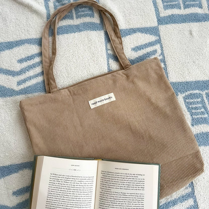 Read More Books Corduroy Tote