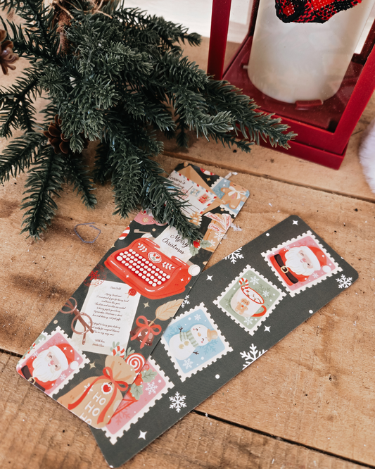 Holiday Postage Glossy Bookmark