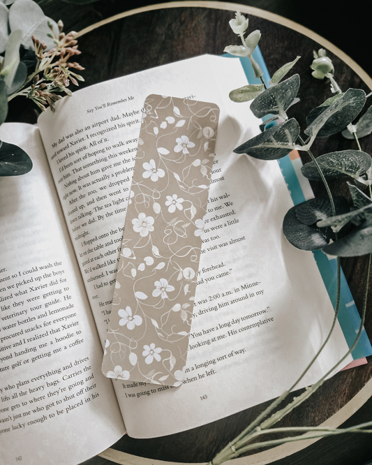 Soft Vines Bookmark