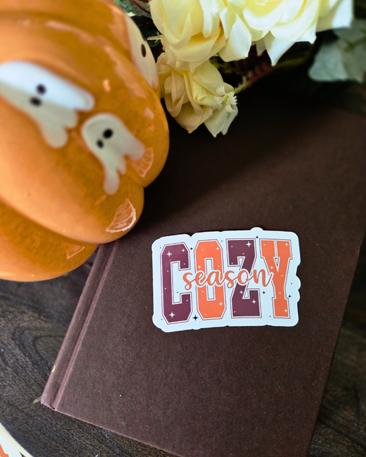 Cozy Season - Vinyl Glossy Sticker