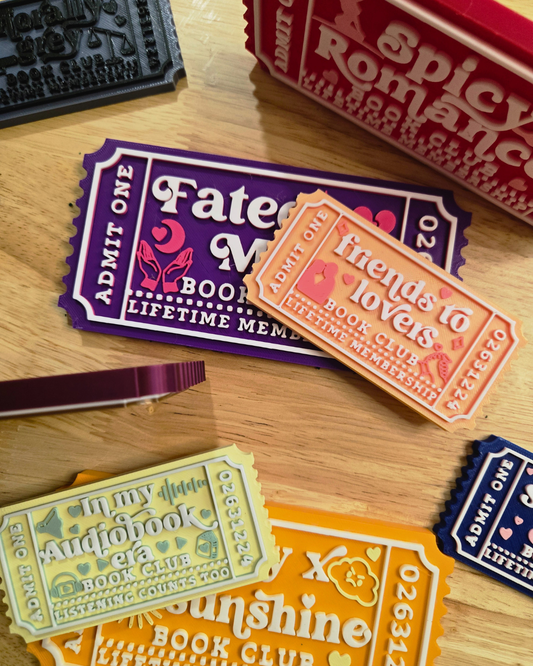 Bookish Trope Tickets - Standard Edition (4x2")