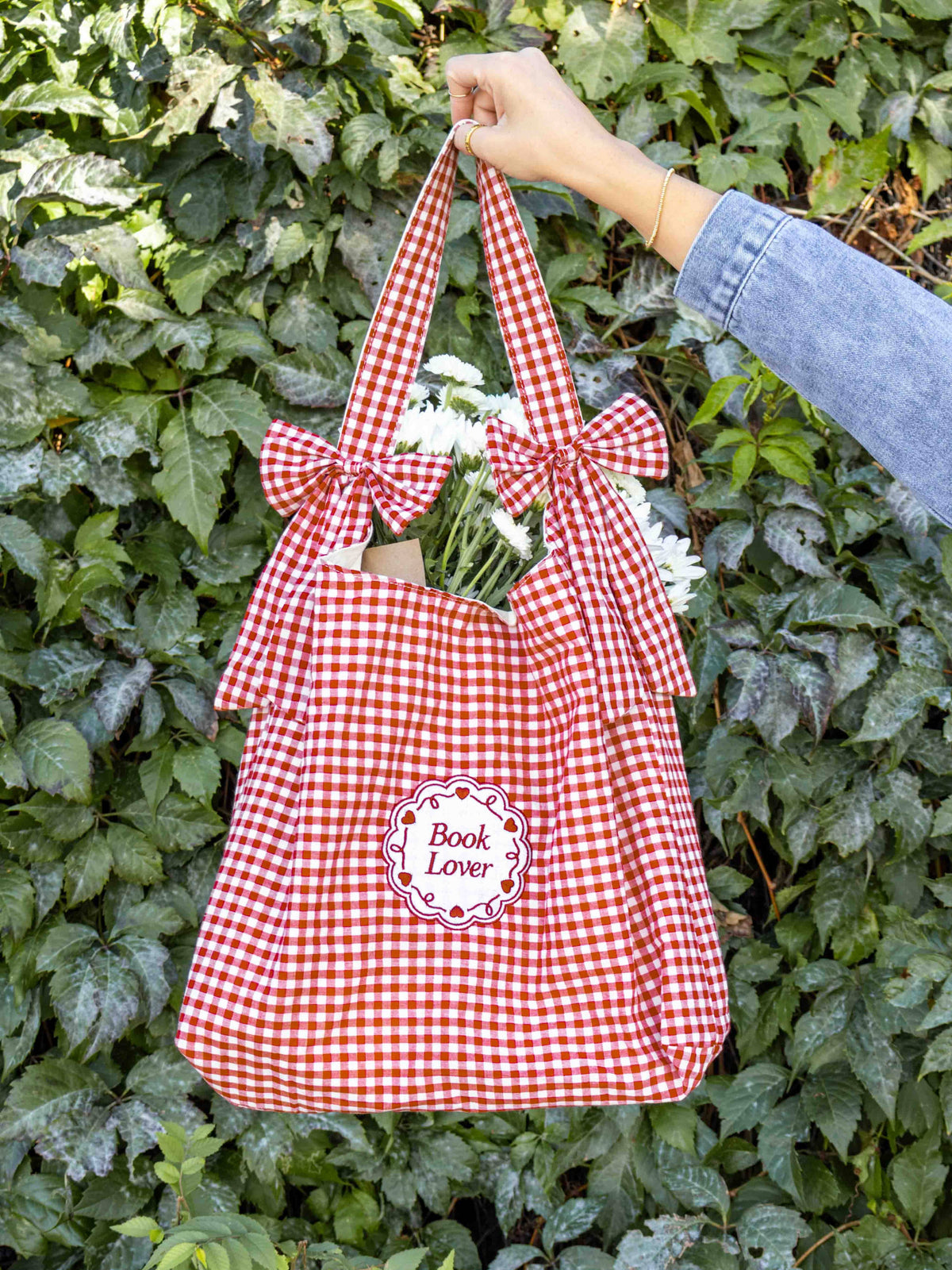 Book Lover Bow Tote