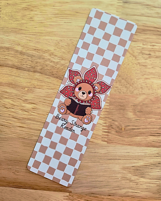 Beary Strange Matte Bookmark