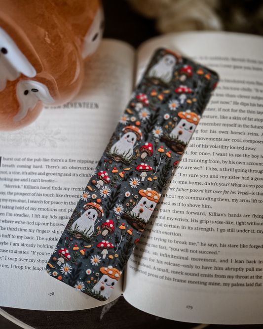 Ghost Mushroom Bookmark