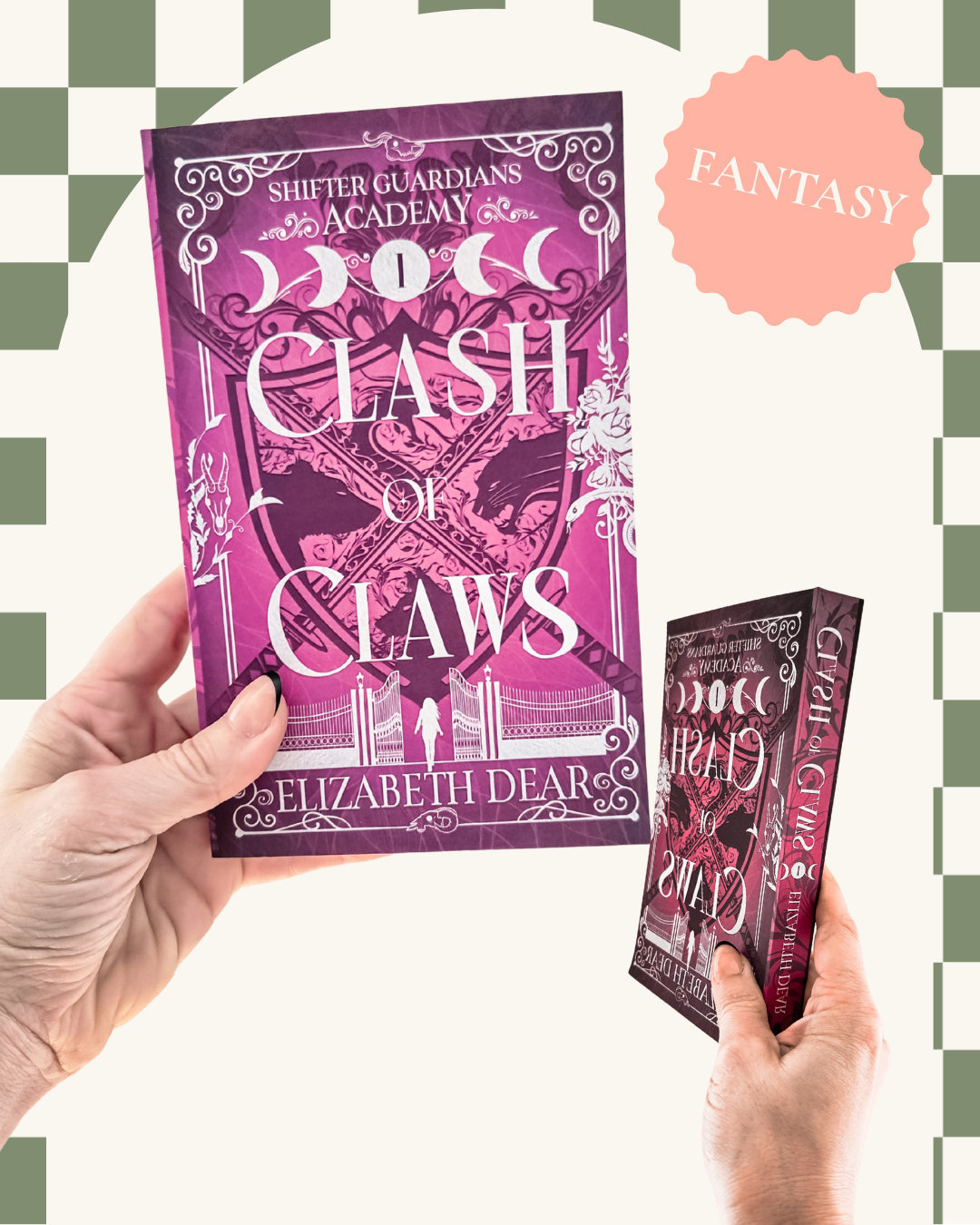Clash of Claws by Elizabeth Dear (Shifter Guardians Academy #1)