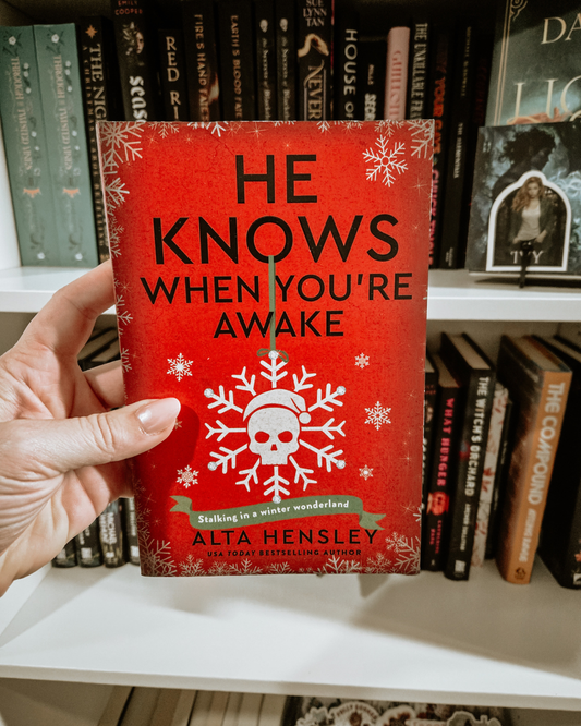 He Knows When You're Awake by Alta Hensley (Naughty or Nice #2)