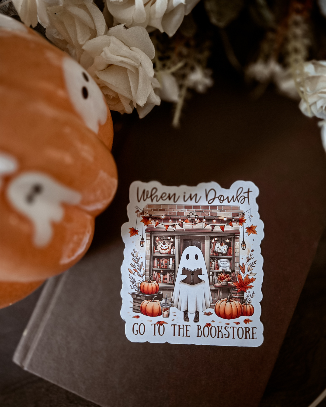 Ghost Bookstore Magnet
