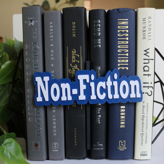 Non-Fiction Peek-Out Sign
