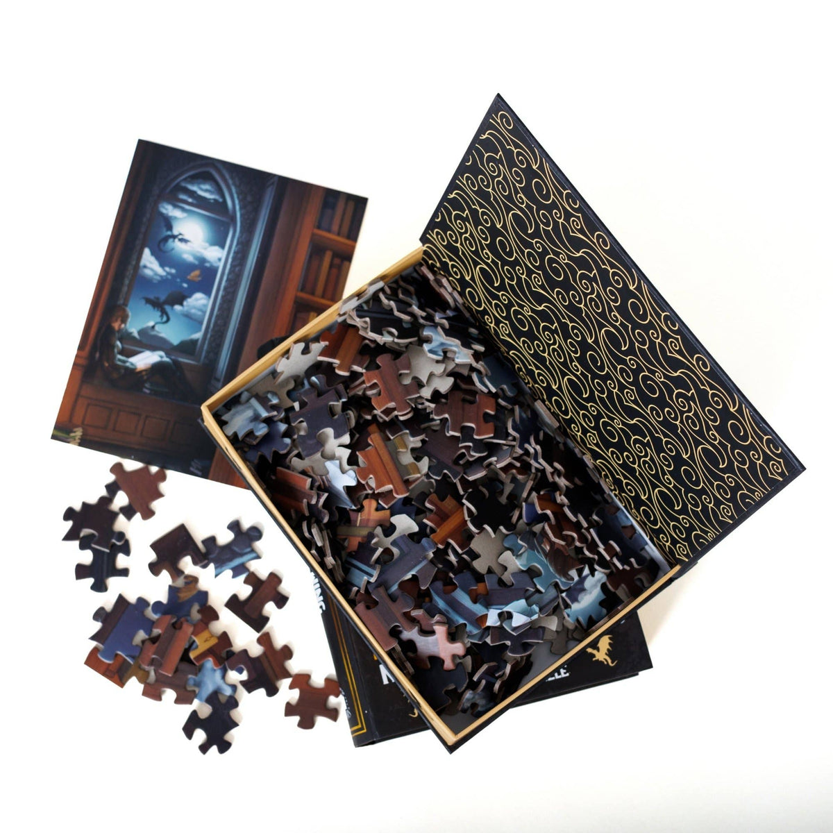 Night in the Archives Keepsake Puzzle | Fourth Wing