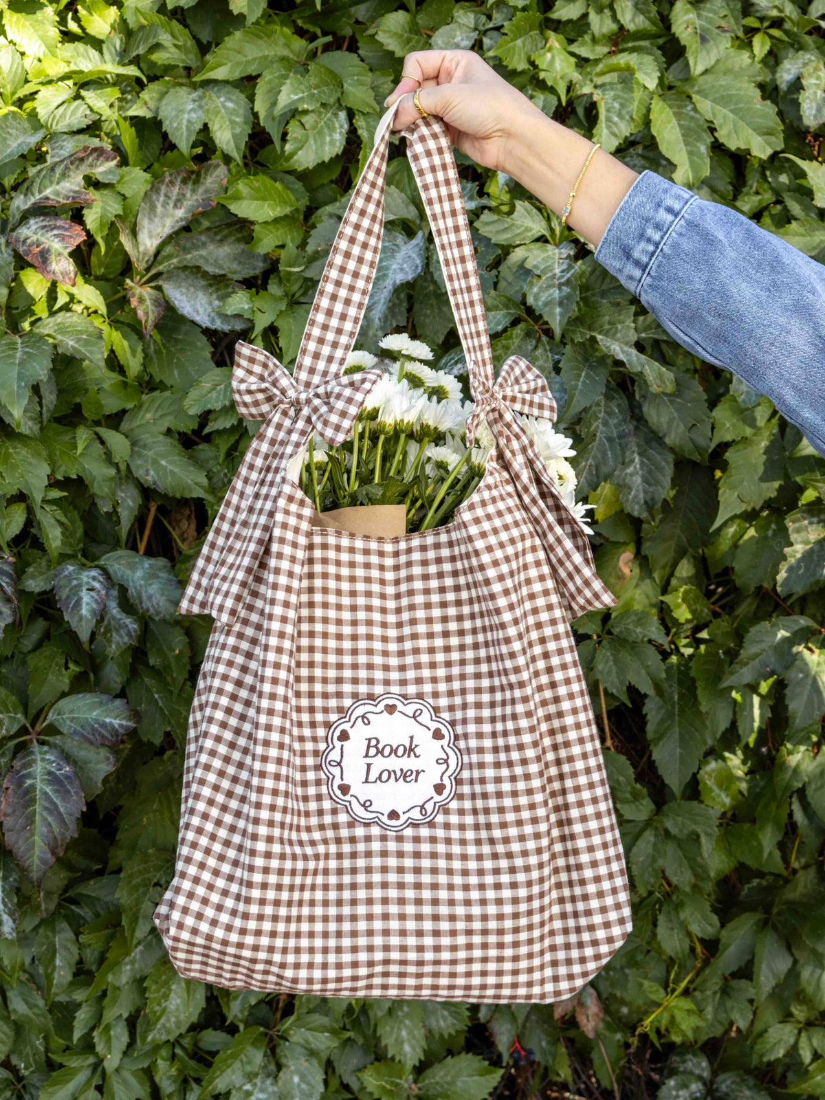 Book Lover Bow Tote