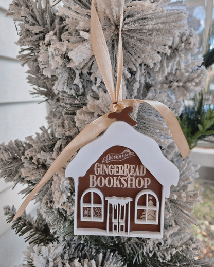 "GingerRead Bookshop" Ornament