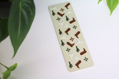 Cowboy 3D Printed Bookmark