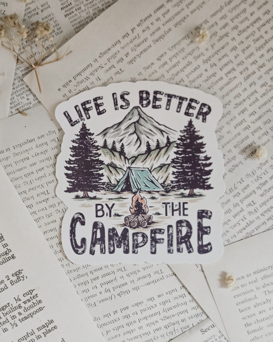 Campfire Sticker