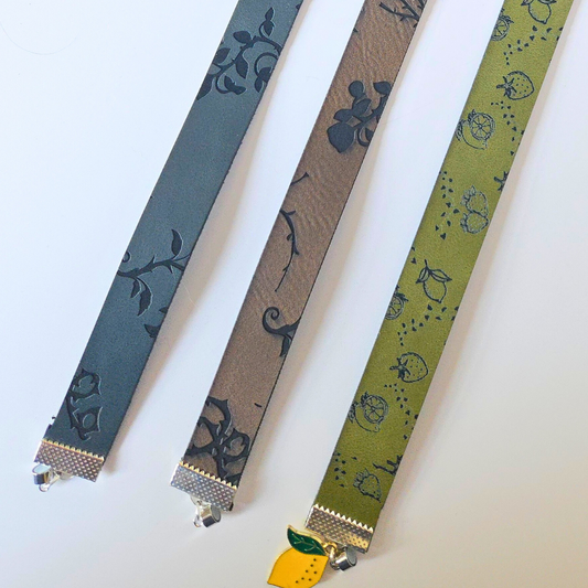 Leatherette Bookmark Bracelet