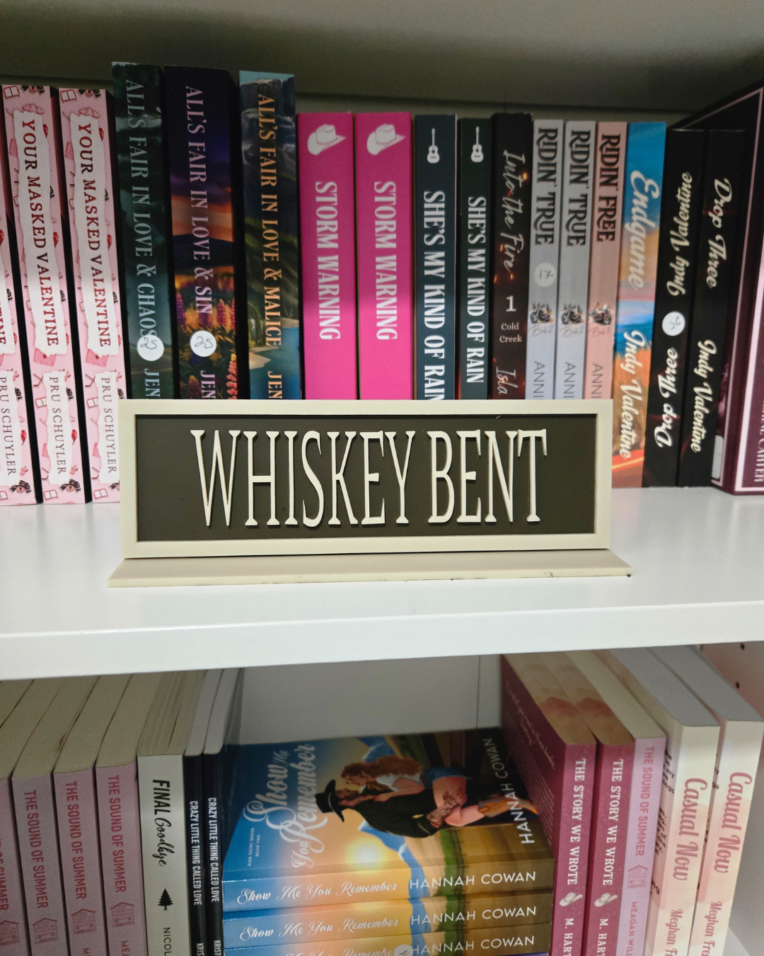 Whiskey Bent Acrylic Sign