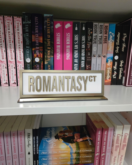 Romantasy Acrylic Sign