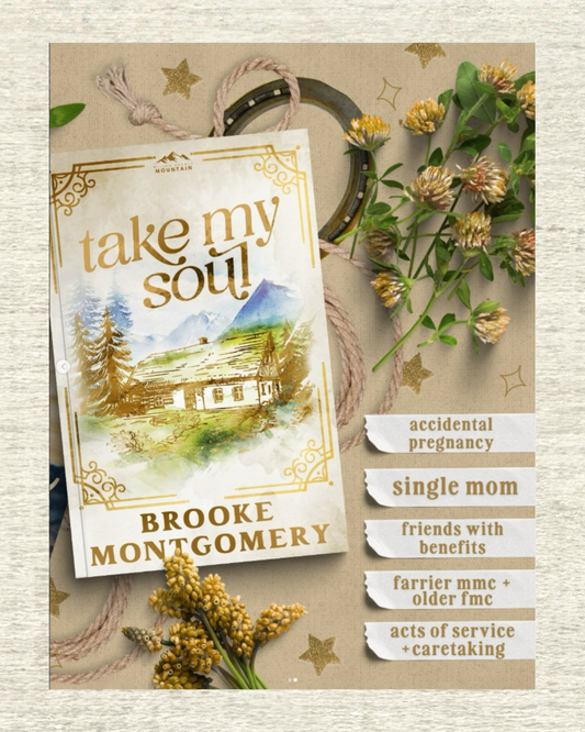 Take My Soul by Brooke Montgomery (Willow Branch Mountain #4) DISCREET EDITION (SIGNED W/SWAG PRE-ORDER)