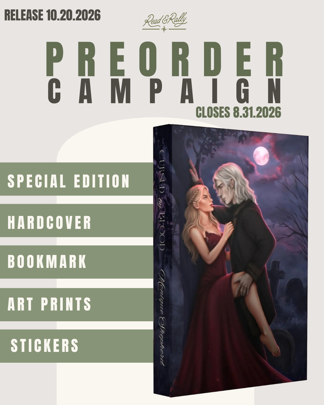Cursed By Blood By Monique Shepherd (Indie Exclusive Hardcover)