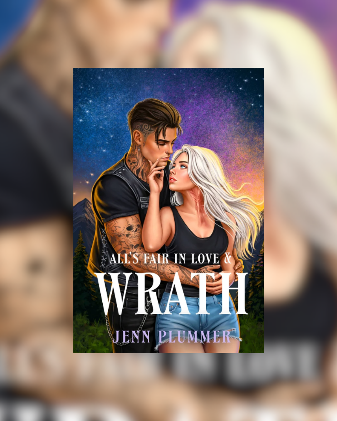 All's Fair in Love & Wrath by Jenn Plummer (Queens & Heathens #4 ) SIGNED W/ ART WORK