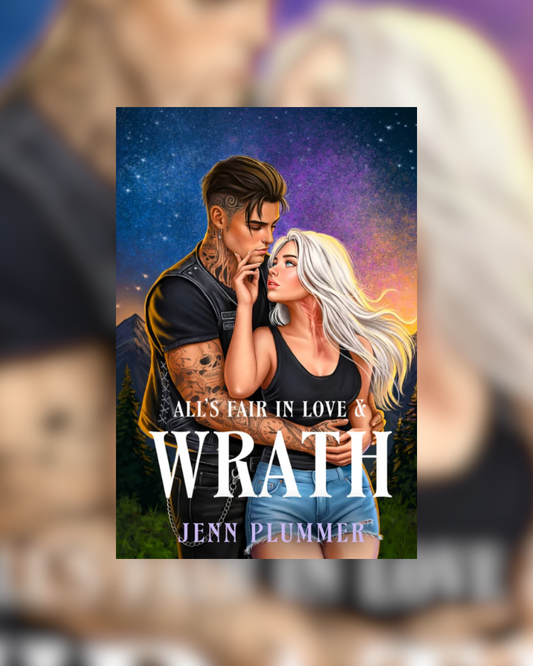 All's Fair in Love & Wrath by Jenn Plummer (Queens & Heathens #4 ) SIGNED W/ ART WORK