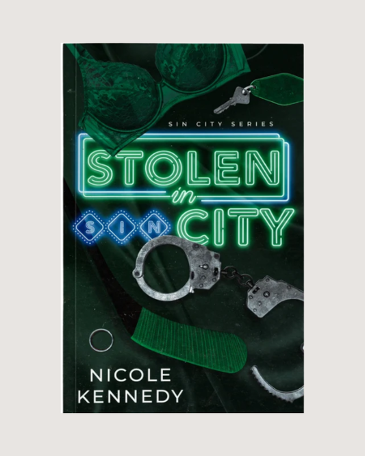 Stolen in Sin City by Nicole Kennedy (Sin City #2) SIGNED w/ SWAG