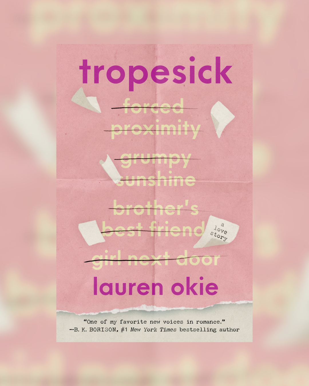 Tropesick by Lauren Okie Signed Bookplate
