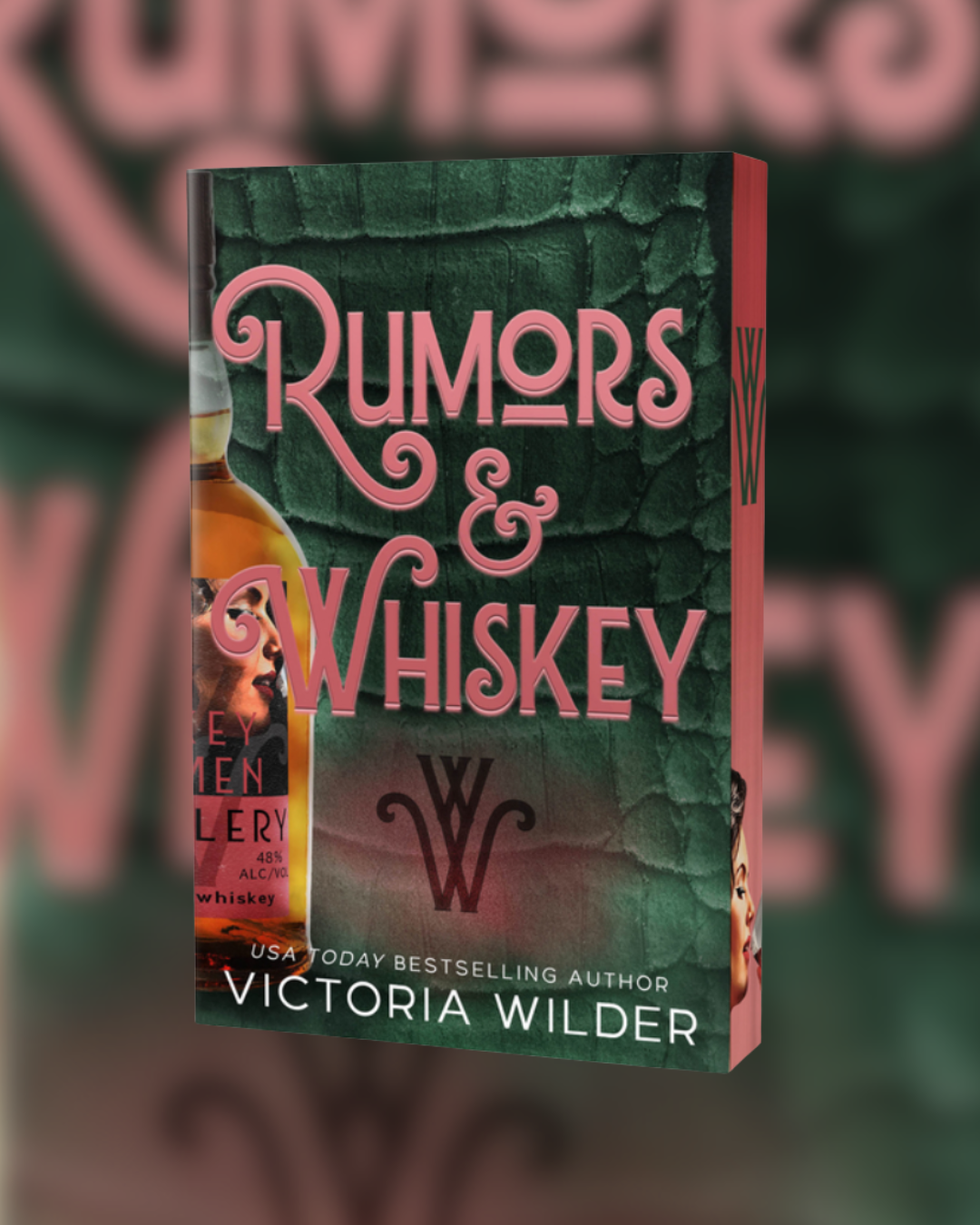 Rumors & Whiskey by Victoria Wilder (The Whiskey Girls #1) DELUXE with Book Plate