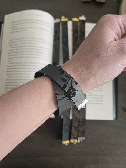 Leatherette Bookmark Bracelet