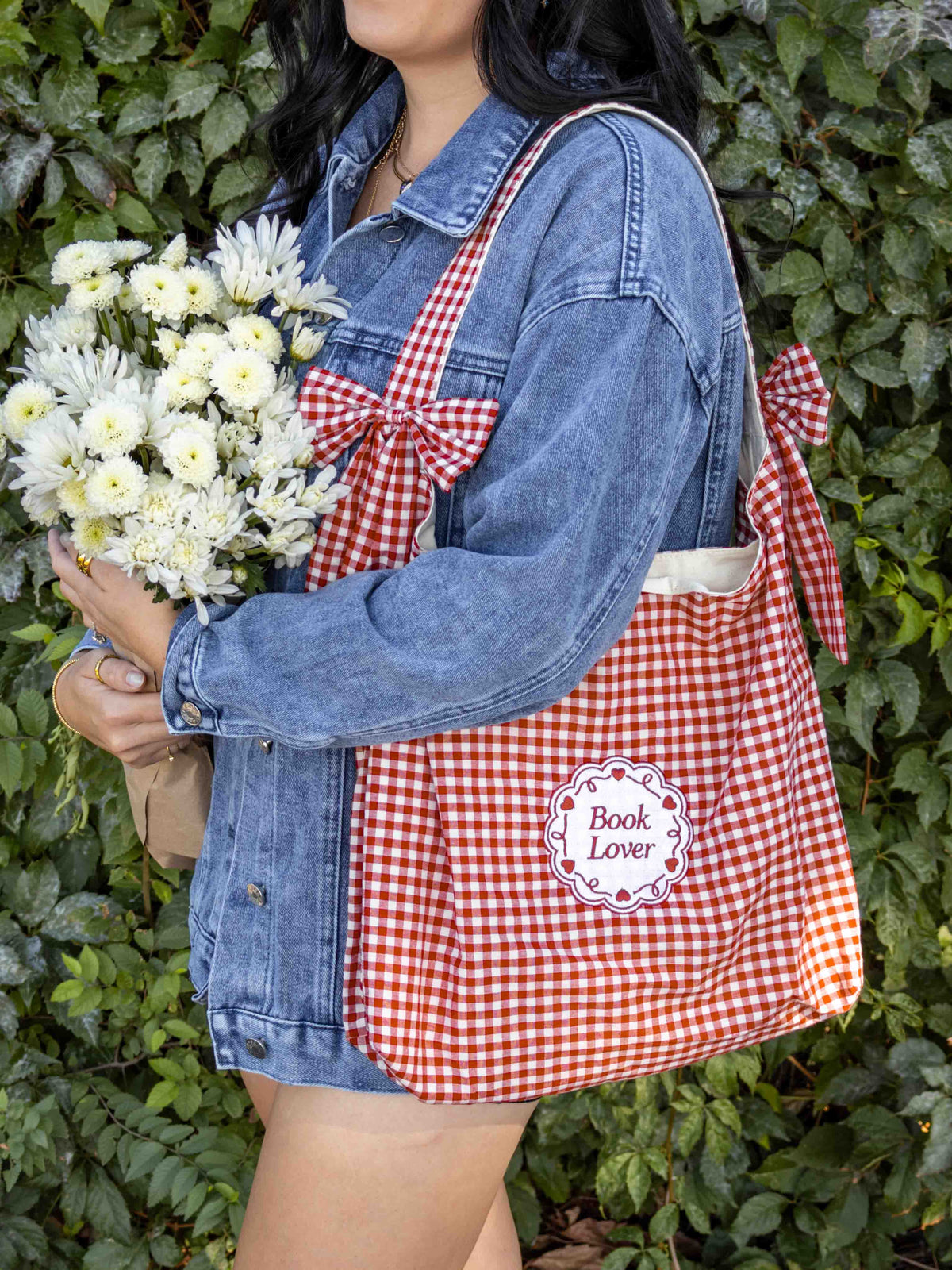 Book Lover Bow Tote