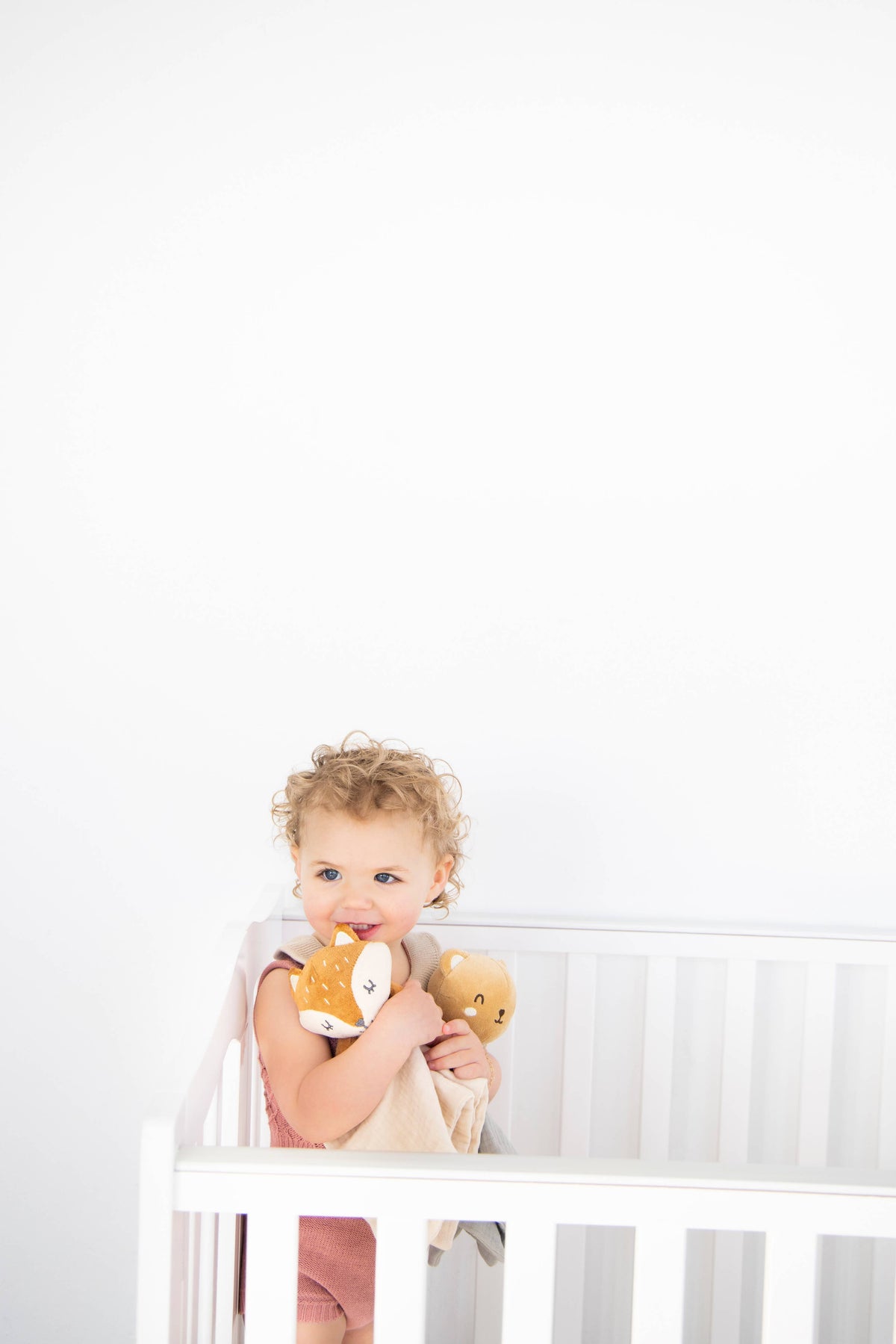 Baby Lovey Snuggle Blanket, Fox, Organic Cotton Muslin