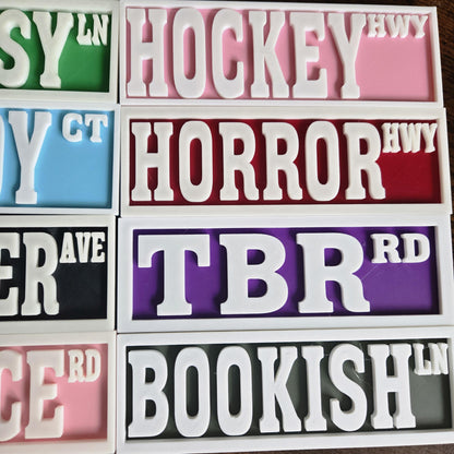 Cowboy 6x2 Street Sign