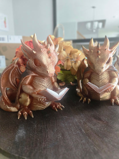 Reading Dragon w/ Tealight