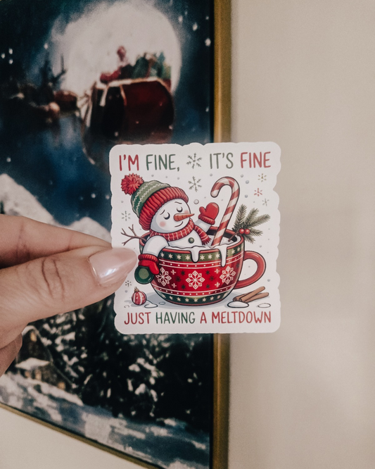 Meltdown Vinyl Sticker